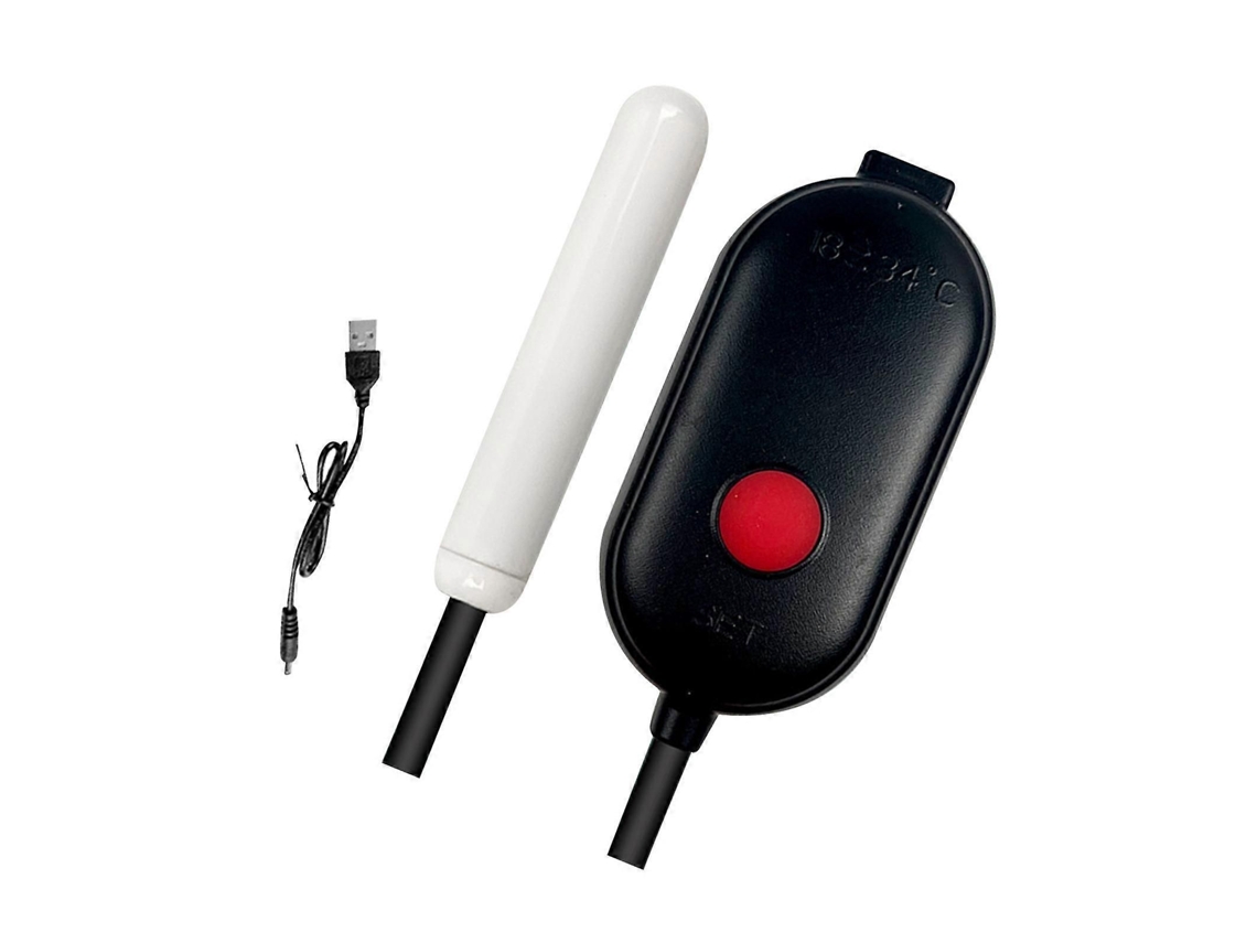 Mini Aquecedor para Aquário com Resistência de Cerâmica de 10w e Controle de Temperatura Ajustável. GOKOCO