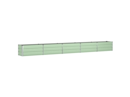 Conjunto 1 Floreira Vidaxl Verde Aço (480 X 50 X 45 Cm)