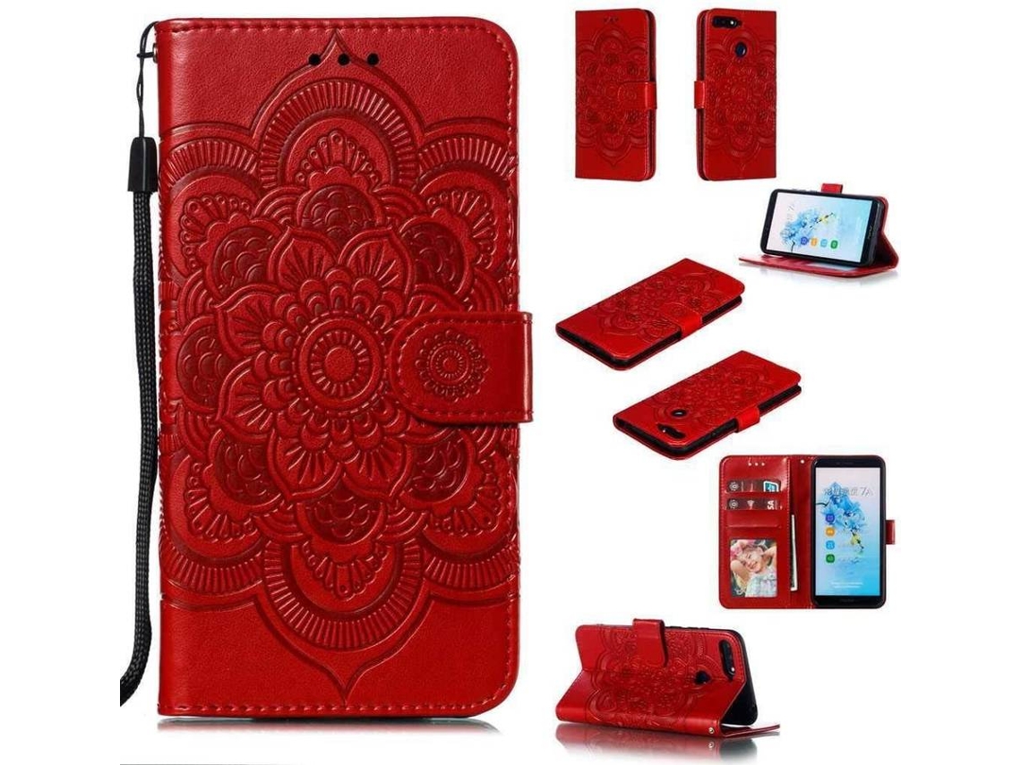 Capa Honor 7A HONGWE. Vermelho