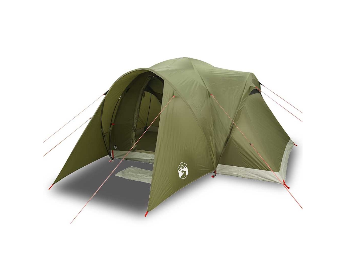 Family Tent, Family Tents Vidaxl Verde Poliéster (375 X 225 X 176 Cm)
