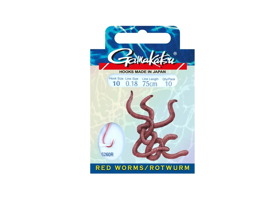 Gancho GAMAKATSU Redworm Ls-5260 8