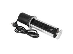 Laxiscreed Extensão Vertical Com 3 Tomadas E Usb, Compatível Com 220v Australiano, Ideal Para Diversos Ambientes