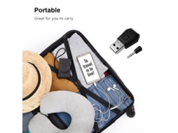 Adaptador Usb Bluetooth para Dongle de Auriculares Inalámbricos para Ps4 Negro