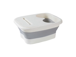 Banheira Para Os Pés Com Massageador, Ideal Imersão Dos E Pedicure Em Casa (branca).