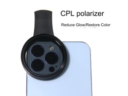 Filtro Polarizador Cpl De 52 Mm Para Celular, Filtro Neutralizador Para Eliminar Reflexos Em Transmissões Ao Vivo De Câmeras De Ce Aquaforge