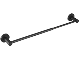 Barra De Toalha Ajustável Em Aço Inoxidável Para Banheiro 38cm A 63cm, Resistente À Ferrugem, Para Montagem Na Parede