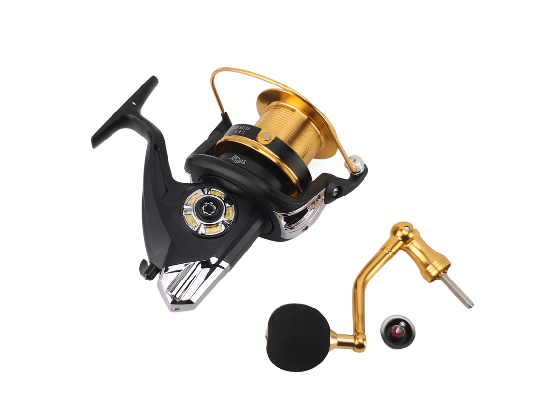 Molinete de Pesca 4.9:1 Suave Versátil Água Doce