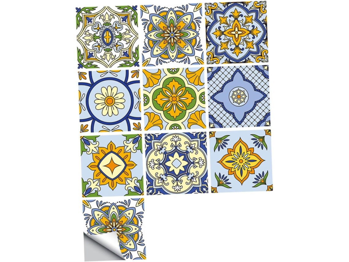 Conjunto De 10 Adesivos De Parede Impermeáveis