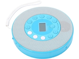 Bewinner Leitor Cd Portátil, De Pessoal Recarregável Com Alto-falante, Música Em Via Bluetooth Para Carro