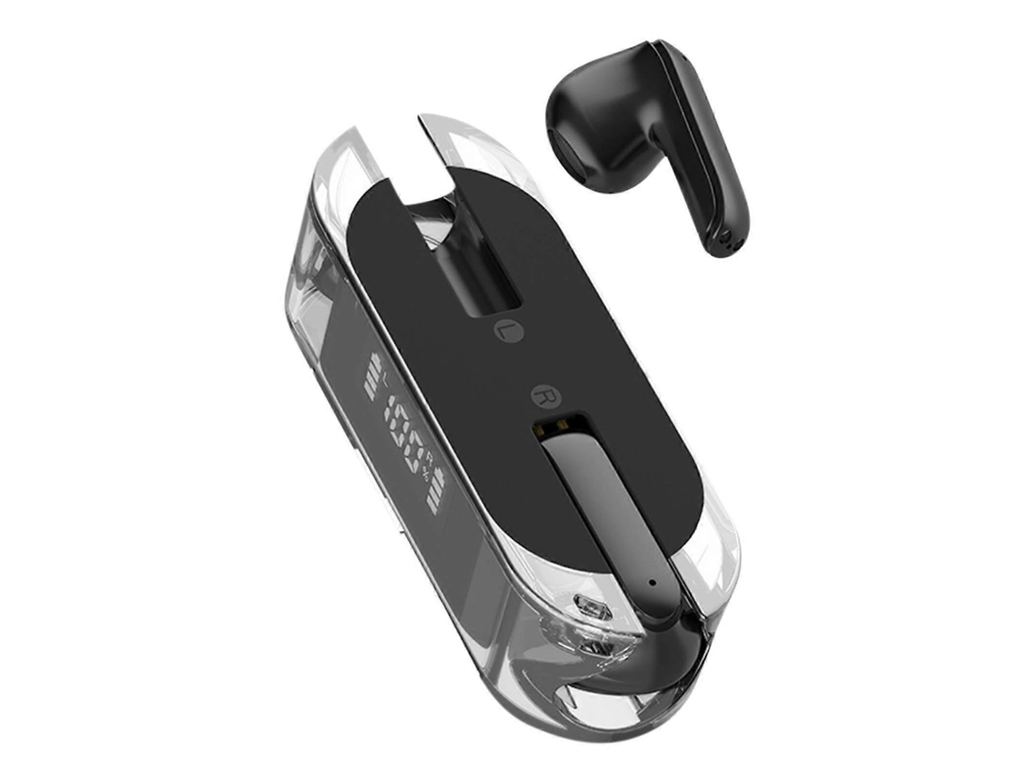 Fones De Ouvido Bluetooth Sem Fio Tm50 Com Tela Digital Nítida, Esportivos, Semi Intra Auriculares Ly Ebike