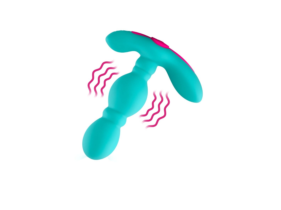 Vibrador Anal Cassini Preto FemmeFun Verde