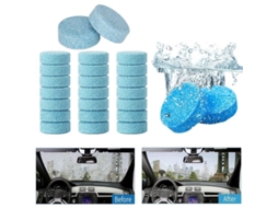Tablets efervescentes para limpeza de parabrisas Linjou 100pcs com cristais multiusos | S/MARCA