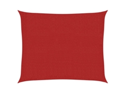Sun Sail, Sun Sails Vidaxl Vermelho Polietileno (2.5 X 3 M)