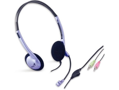 Auscultadores com Microfone  GENIUS HS-02B