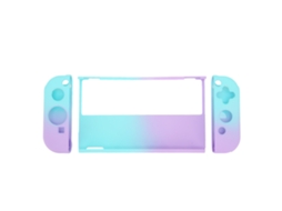 Capa Silicone LAXISCREED Switch Oled Roxo azul