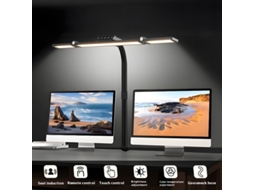 Candeeiro De Mesa Dobrável Led De 24 W Com Ficha Ue, Brilho E Temperatura De Cor Ajustáveis ​​com Pescoço De Ganso Flexível, Braçadeira Giratória 360