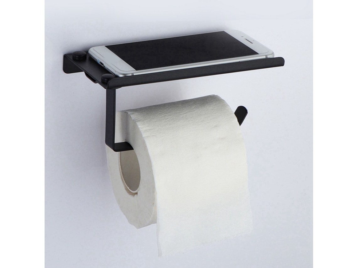 Suporte Papel Higiênico Prateleira Multipropósito Antirroxo