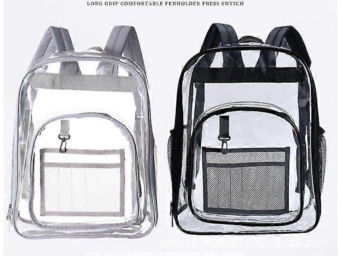Mochila Transparente, Mochila De Pvc, Mochila De Grande Capacidade, Mochila Escolar.