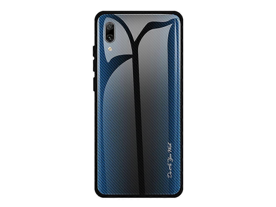 Capa Protetora De Vidro Com Gradiente De Textura Para Huawei Enjoy 9 Plus / Y9 2019