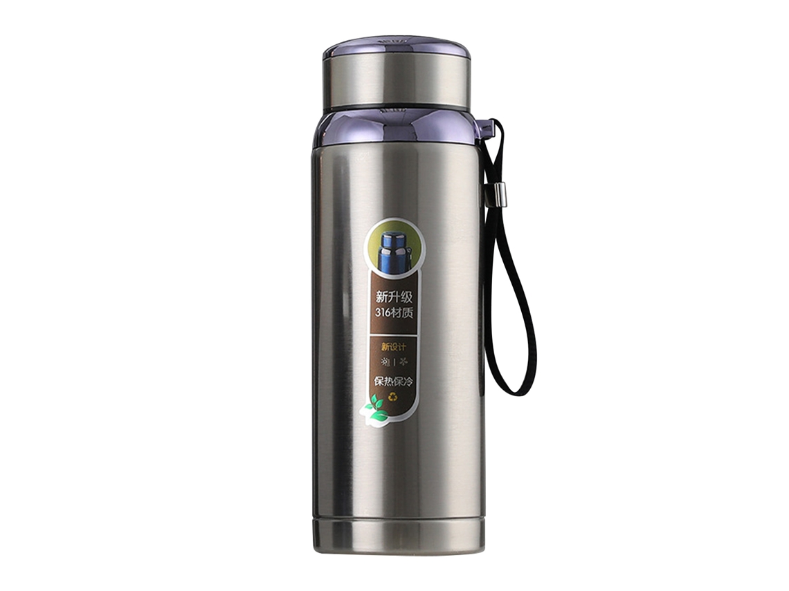 Garrafa Isolada Inox 1000ml com Filtro Removível