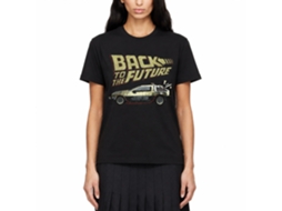 Rockinstone Back To The Future Movie Btf Black Adult T-shirt Size:m