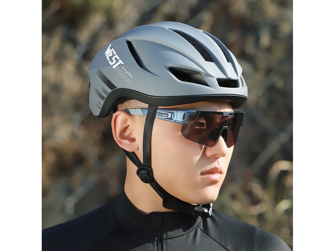 Casco de Bicicleta Ultraligero, Respirável, com Proteção de Segurança S/MARCA