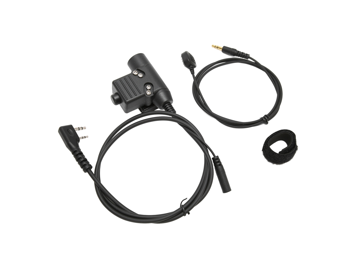 Finger Mic Ptt U94+ EOOCOO para Kenwood e Baofeng