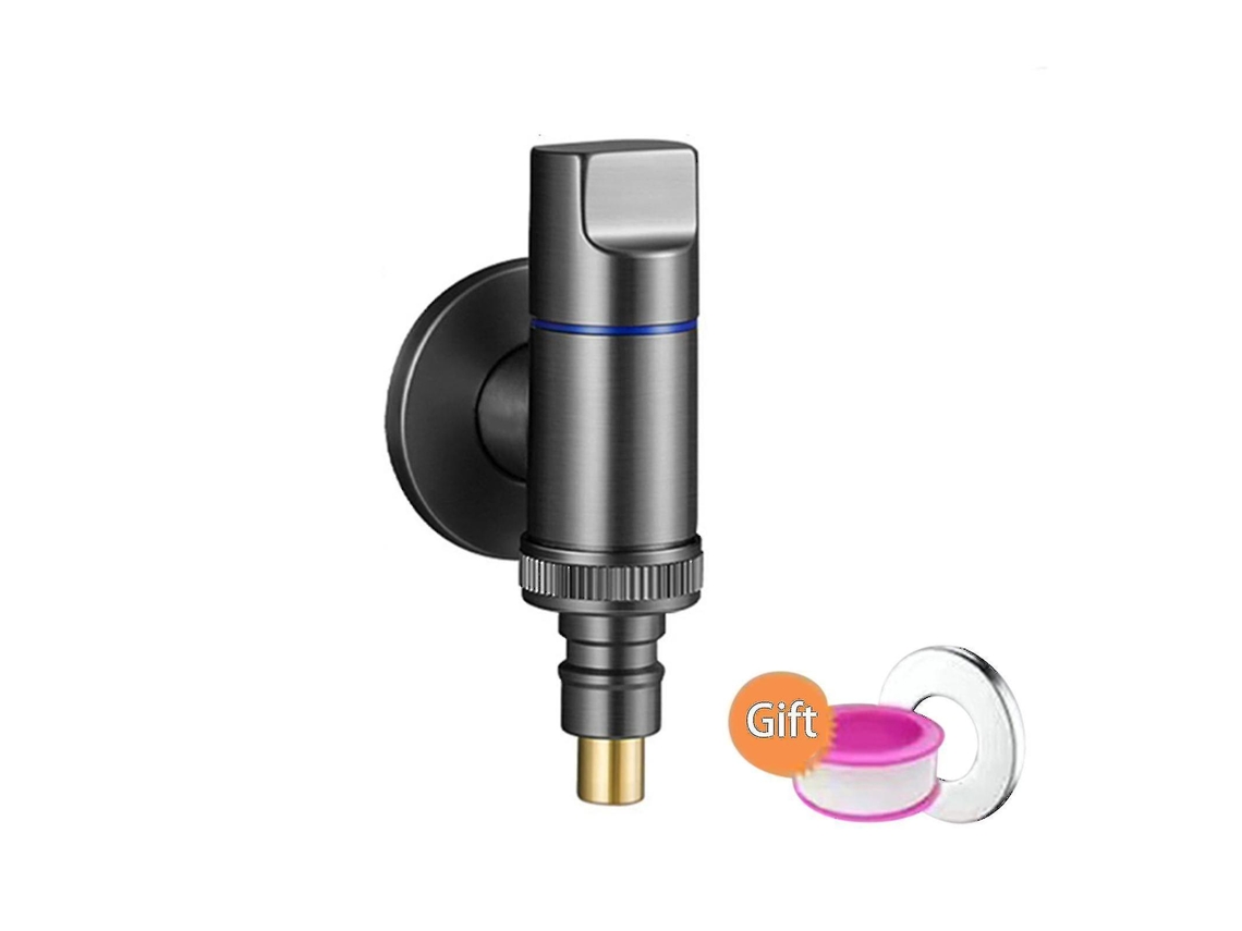 Grifo de Lavadora com Válvula de Parada Automática, Latão, Multiuso, 4/6 Pontos S/MARCA