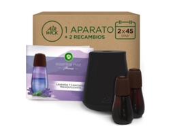 Air Wick Essential Mist Ambientador Difusor Aceites Esenciales Aroma A Lavanda Pack 1 Aparato Y 2 Recambios