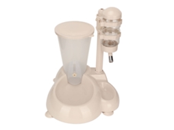 Bebedouro Automático Suspenso para Animais de Estimação, com Tigelas para Comida e Água, Ideal para Cães e Gatos AQUAFORGE