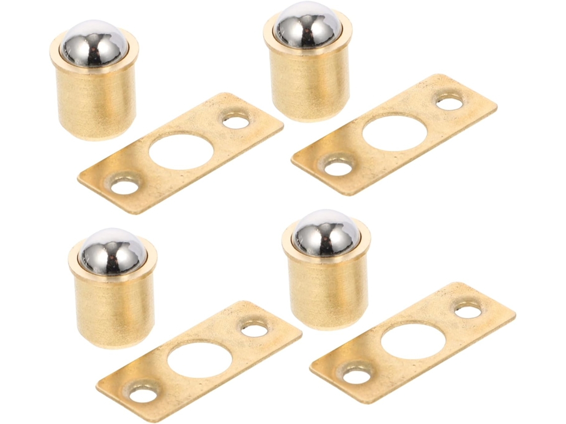 Conjunto De 10-fechos Esfera Em Cobre Portas Armário, Fecho De Esfera Ajustável Com Rolo Portas, Não Fácil