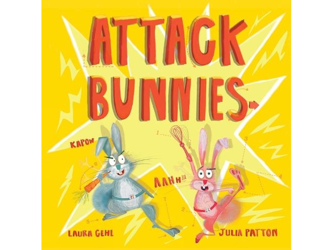 Livro Attack Bunnies de Laura Gehl (Inglês)