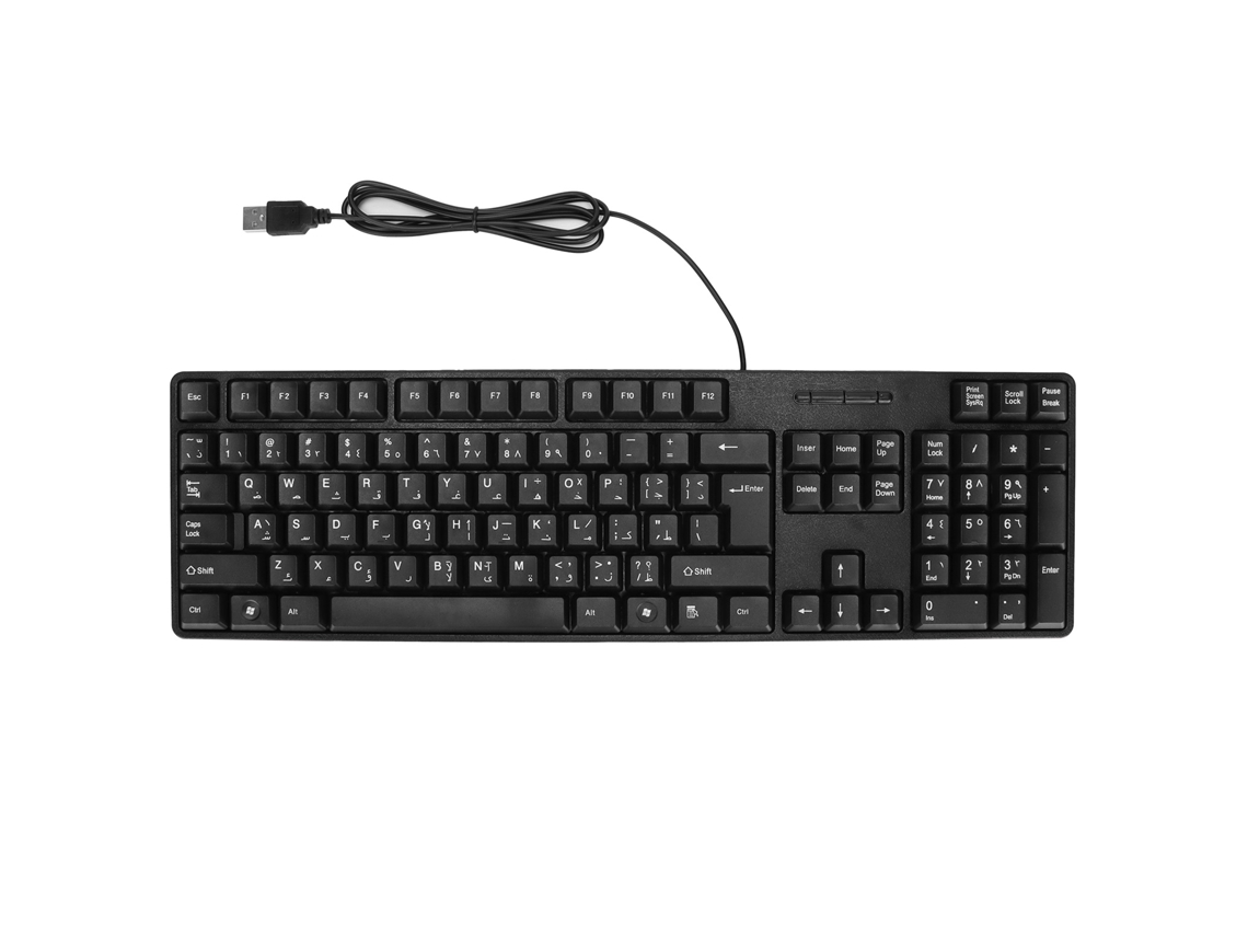 Teclado Mecânico Gamer Ergonômico Usb Com Fio