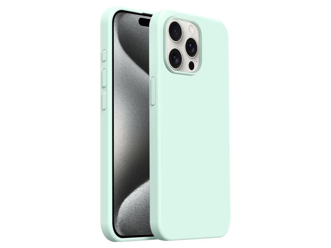Capa De Silicone Líquido Ultra Fina Para Iphone 15 Pro - Cobertura Total - Magsafe
