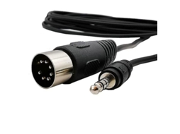 Lurelia Cabo Midi USB-C DIN 7 Pinos 3,5 mm, para PC e computador