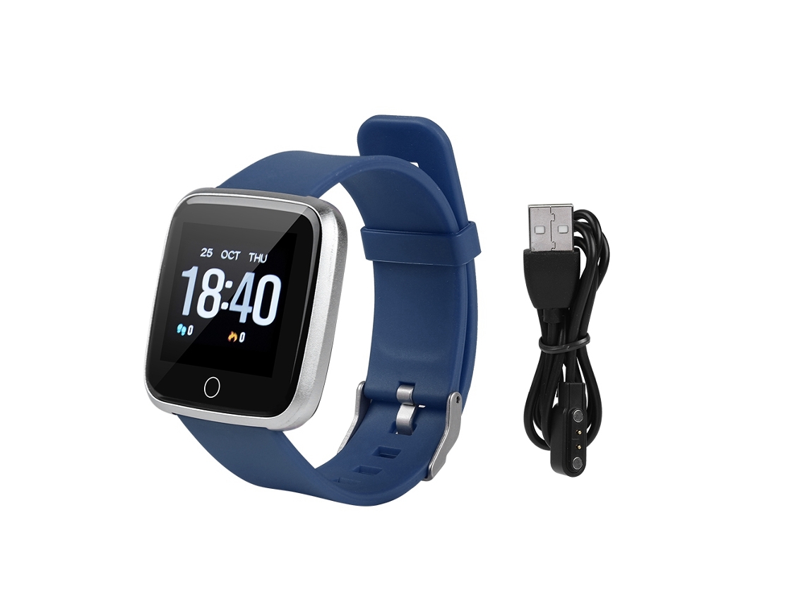 Pulseira Inteligente Y7 com monitoramento cardíaco e tela de 1.3 polegadas EOOCOO