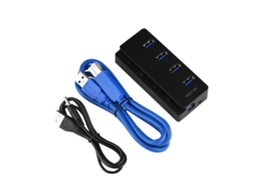Hub De Dados Ultra Fino Switch Splitter Usb 3.0 Com 4 Portas Para Usb3.0 Combo De Telefone