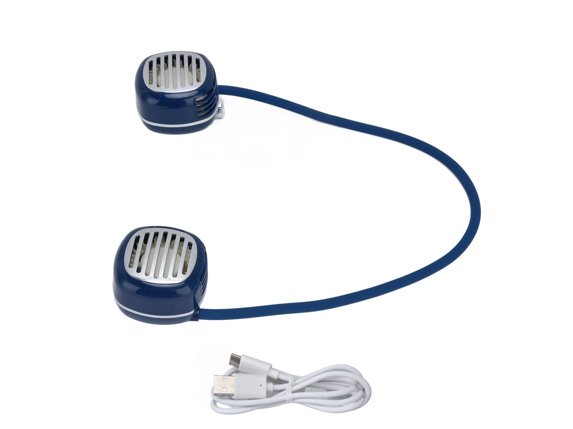 Vento Portátil Para Pescoço Laxiscreed, Recarregável Usb, Sem Lâmina, Ideal Para Uso Diário