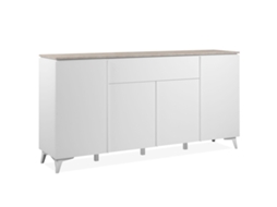Aparador Bertrix 4 Portas 177X92X40 Branco VENPRODIN