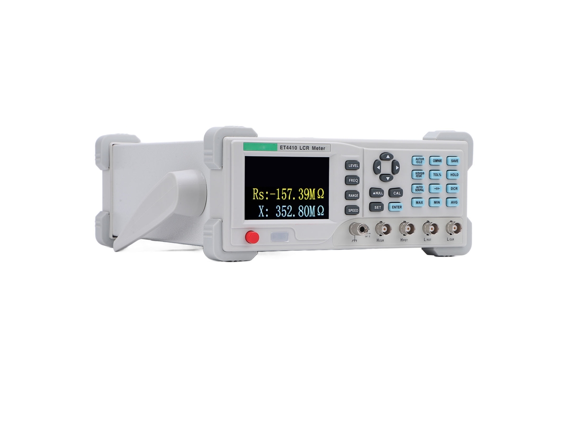 Laxiscreed Lcr Meter Digital Com Tela Tft De 3,5" E 16 Frequências De Teste