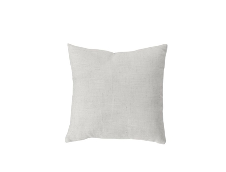 Coussin Quadrado - Efeito Linho Branco 40x40 Cm