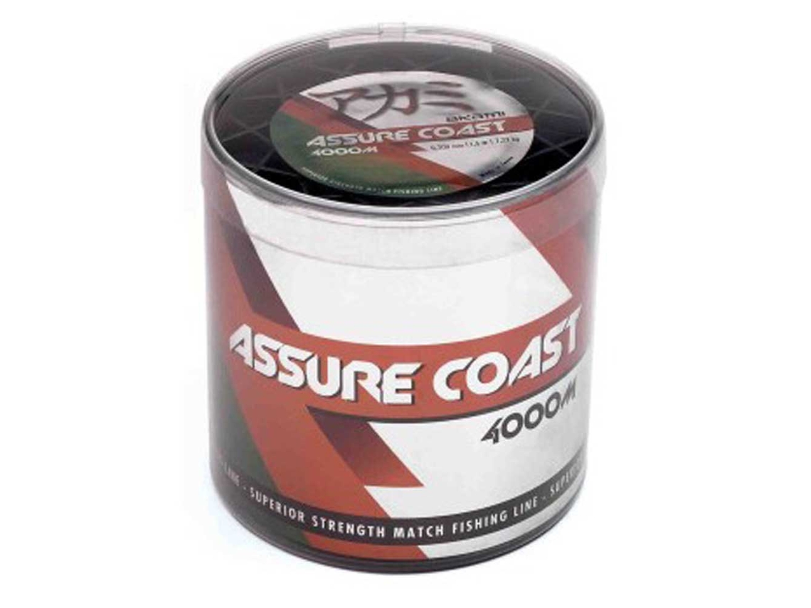 Monofilamento Assure Coast 4000 M Castanho 0.185 Mmakami