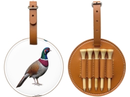 Bolsa para Tees de Golfe Black Pheasant, fácil de transportar e eficiente, S/MARCA