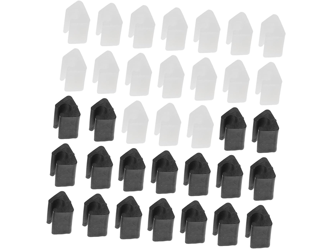Protetores De Pés Cadeira Popetpop Antiderrapantes Em Formato U, 40 Unidades, Em Plástico, Para Cadeiras E Mesas Em Casa