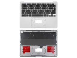 Tampa Lateral C + Teclado Para Macbook Air 13 2020 M1 A2337 (edição Do Reino Unido)