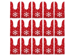 50 Unidades De Saco De Biscoitos De Natal Allinless