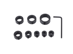 8 Piezas De Collarín De Parada De Profundidad Para Broca De 3-16mm, Acero Carbono, Anillo De Límite De Taladro Para Carpintería