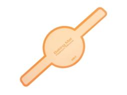 Tapete antiaderente de silicone Jikaix para pão, tapete de cozimento com cabo longo reutilizável para cozinha doméstica, laranja, Slowmoose