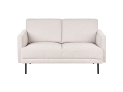 Sofá de 2 Lugares BELIANI Breda de Tecido Creme Claro 150x85x85