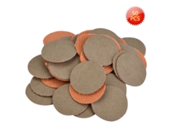 50 Peças De Discos De Lija De 25mm Com Ganchos E Lazos, Papel De Lija Abrasivo Para Polimento (10000)